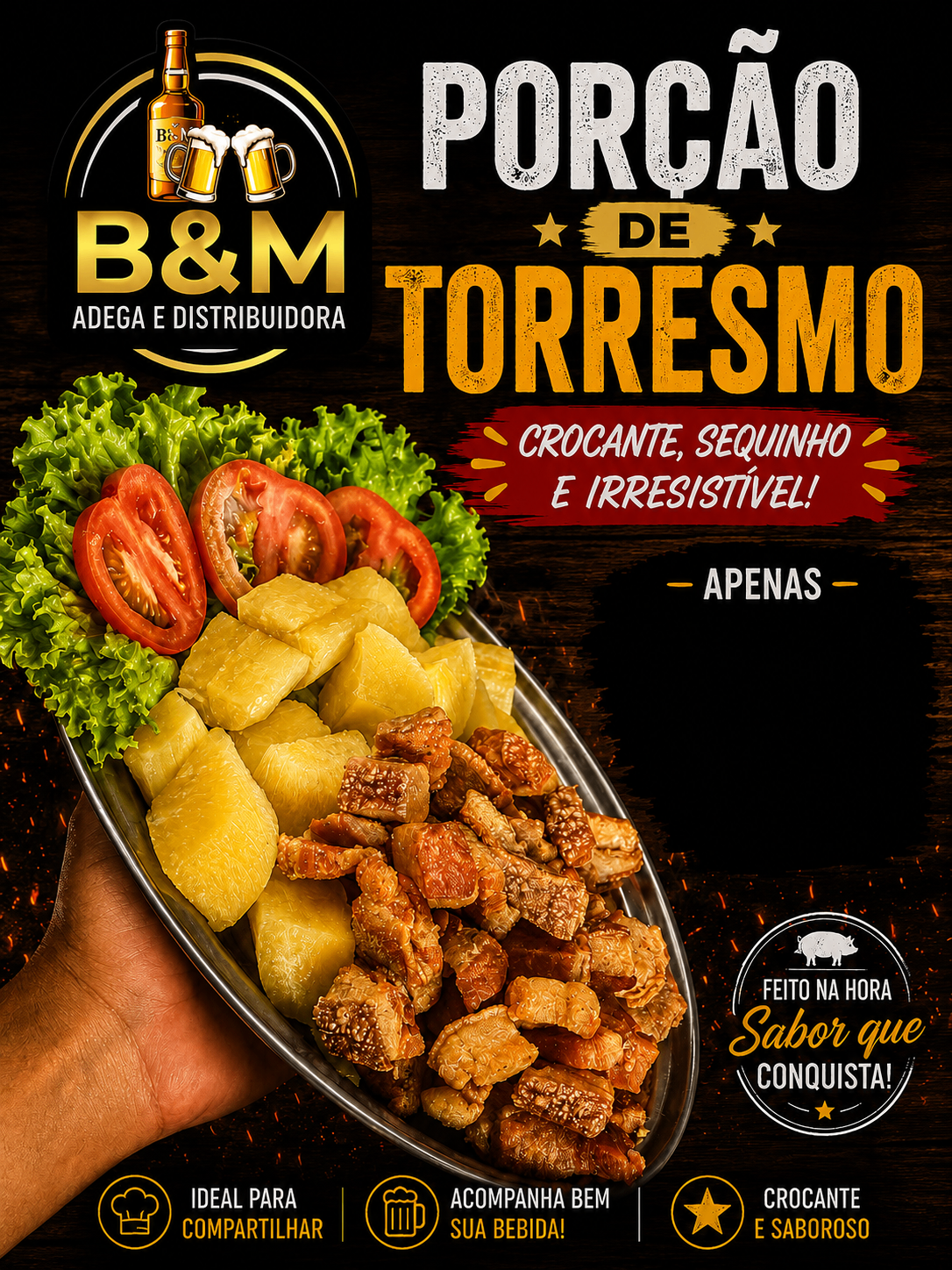 Porção de Torresmo