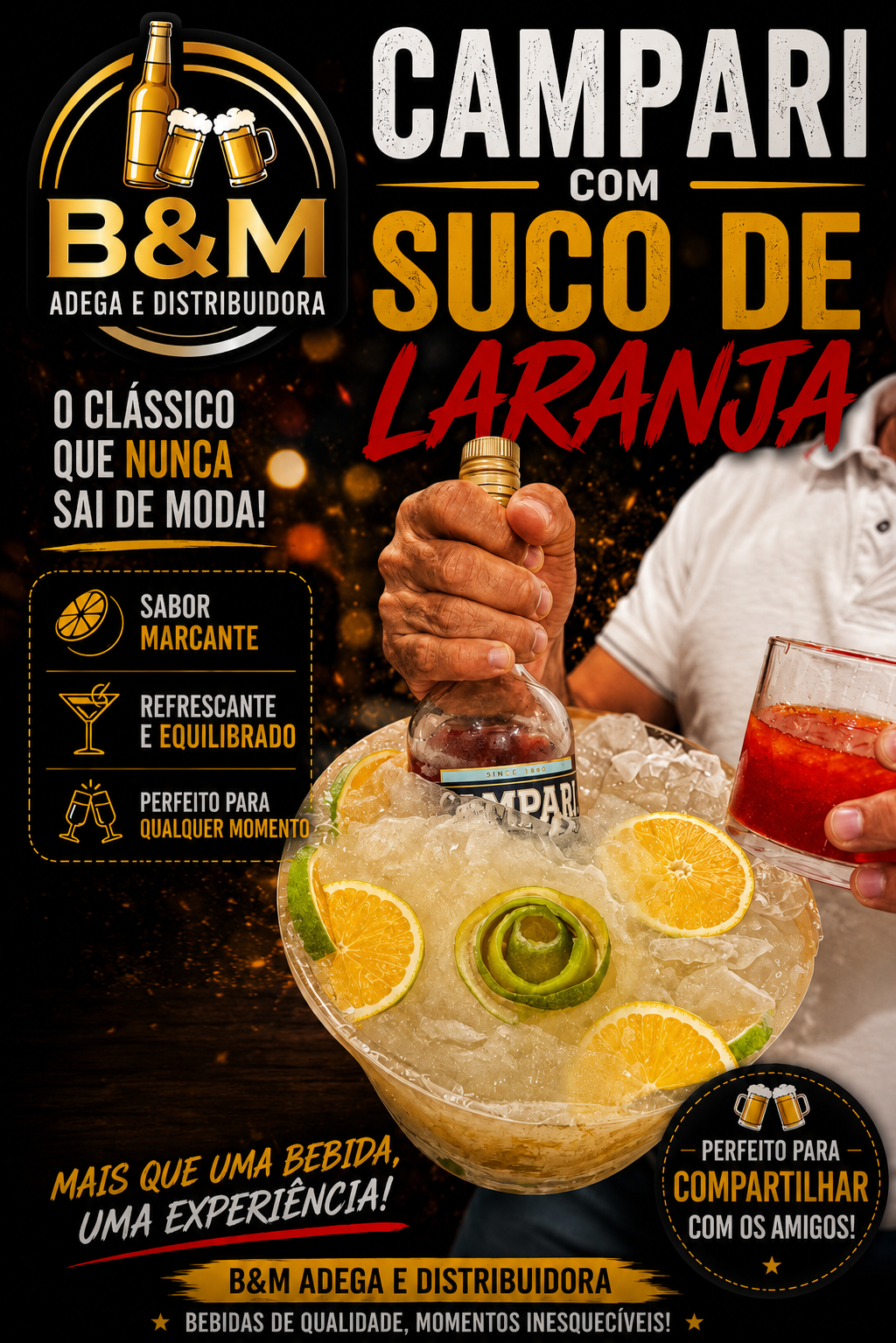 Campari com Suco de Laranja