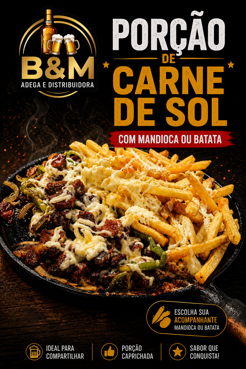 Porção de Carne de Sol
