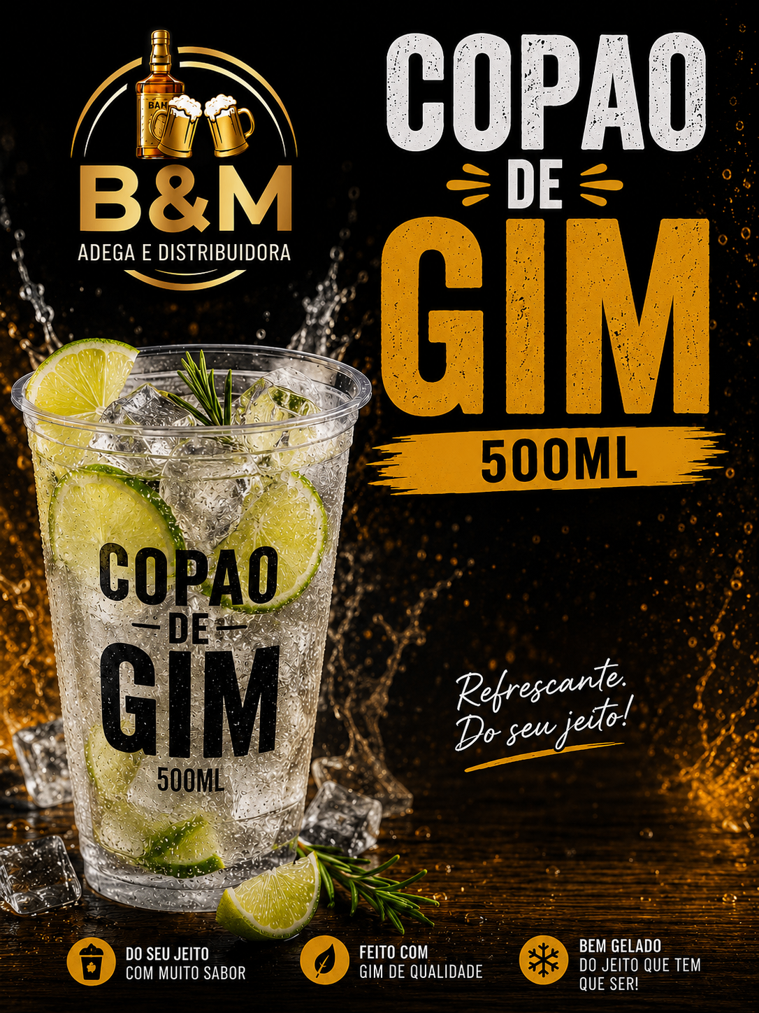 Copão de Gim 500ml